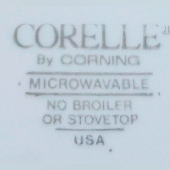 6 Corelle Veranda white plate set of 6 Salad plate 7”. Made in USA. - Picture 4 of 4